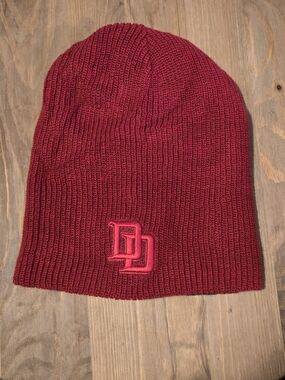Marvel Daredevil Punisher Reversible Beanie Red Gray Skull OSFM
